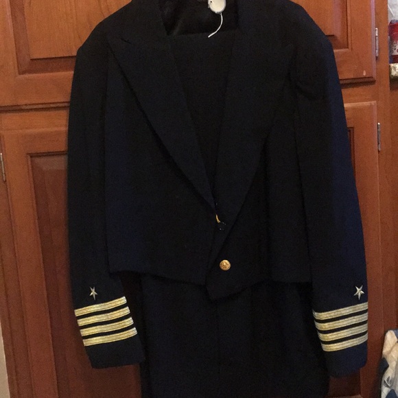 Navy Uniform Suits & Blazers Navy Officer Mess Dress Uniform Pants
